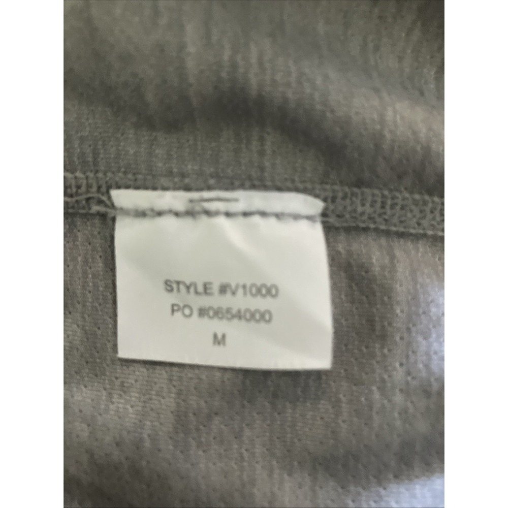 Vuori Zephyr Polo Shirt Stretch Performance Medium Mens Grey Golf Pocket - Picture 7 of 9